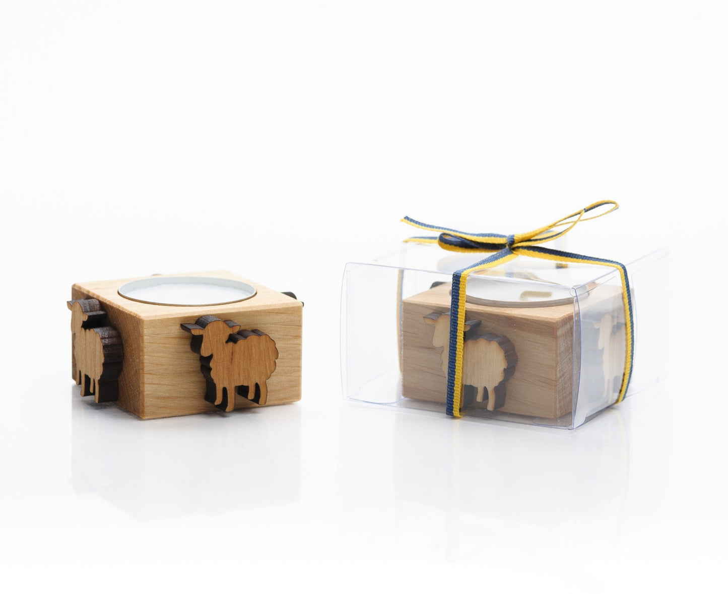 【クリスマス限定】スカンジナビスク・ヘムスロイド 木製ティーライトキャンドルホルダー