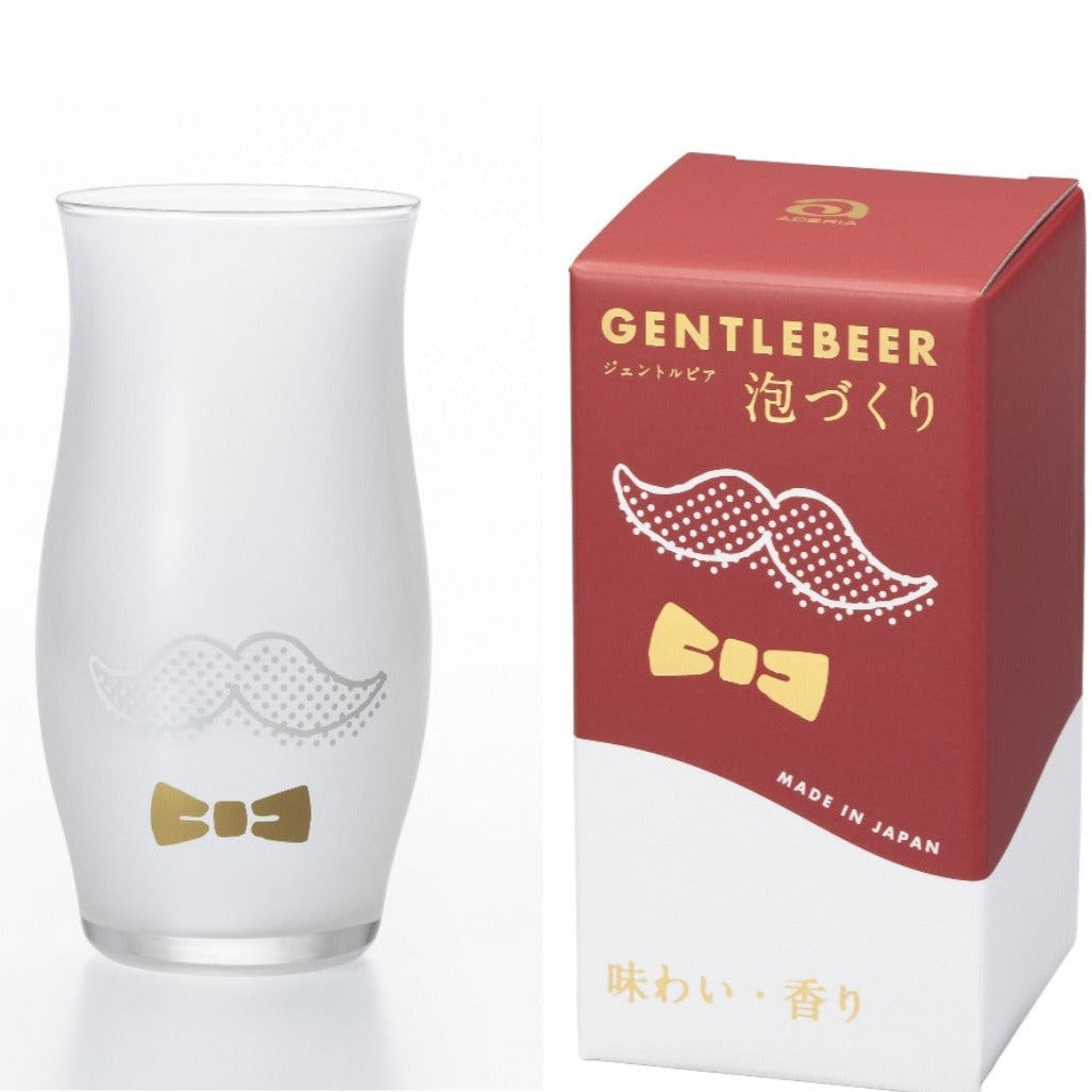父の日のプレゼントや夏の楽しみに GENTLE BEER 泡作り グラス