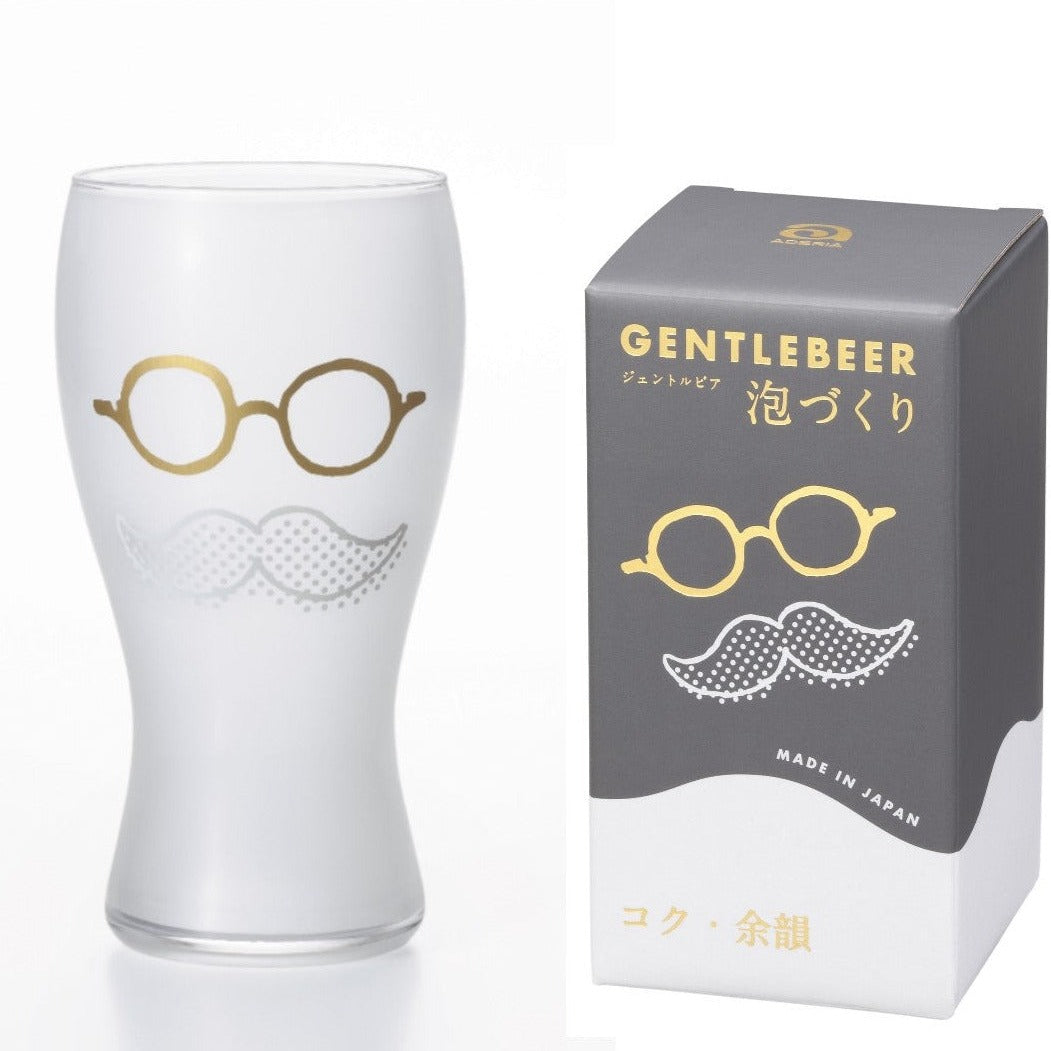 父の日のプレゼントや夏の楽しみに GENTLE BEER 泡作り グラス