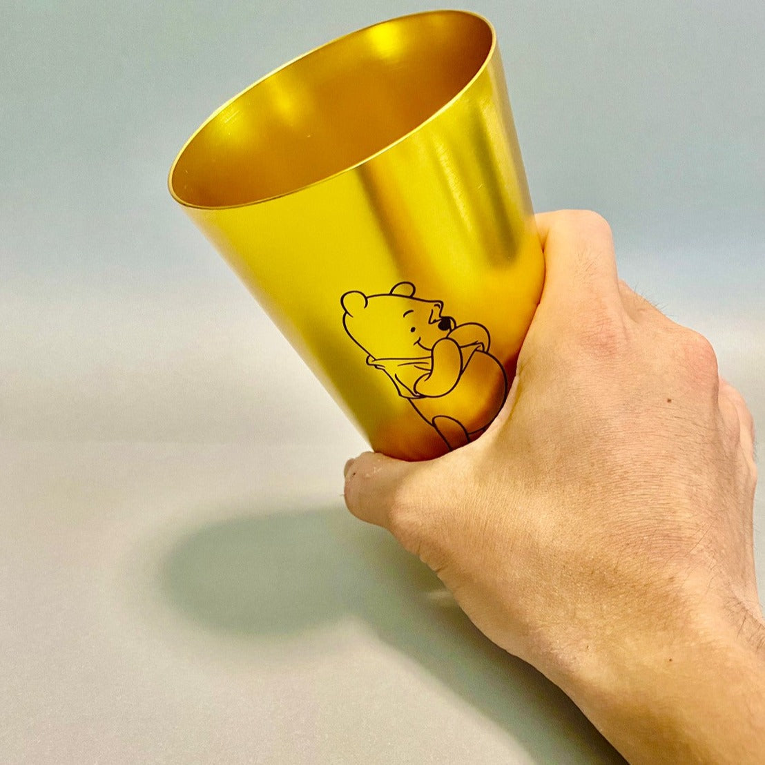 【Winnie the Pooh/くまのプーさん】冷たい飲み物をそのまま保てる軽量アルミタンブラー