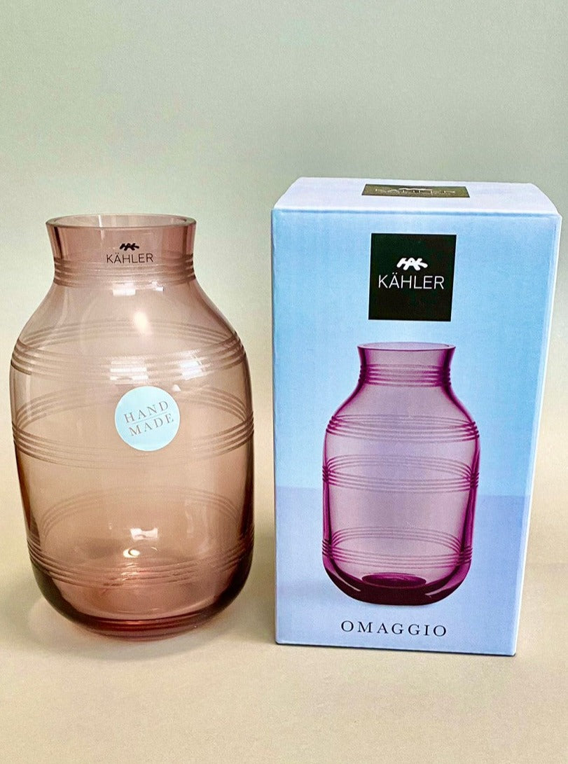 【KÄHLER】ケーラー　OMAGGIO　ベース　ミニ　花瓶 　ピンク