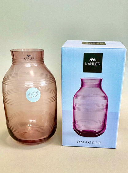【KÄHLER】ケーラー　OMAGGIO　ベース　ミニ　花瓶 　ピンク