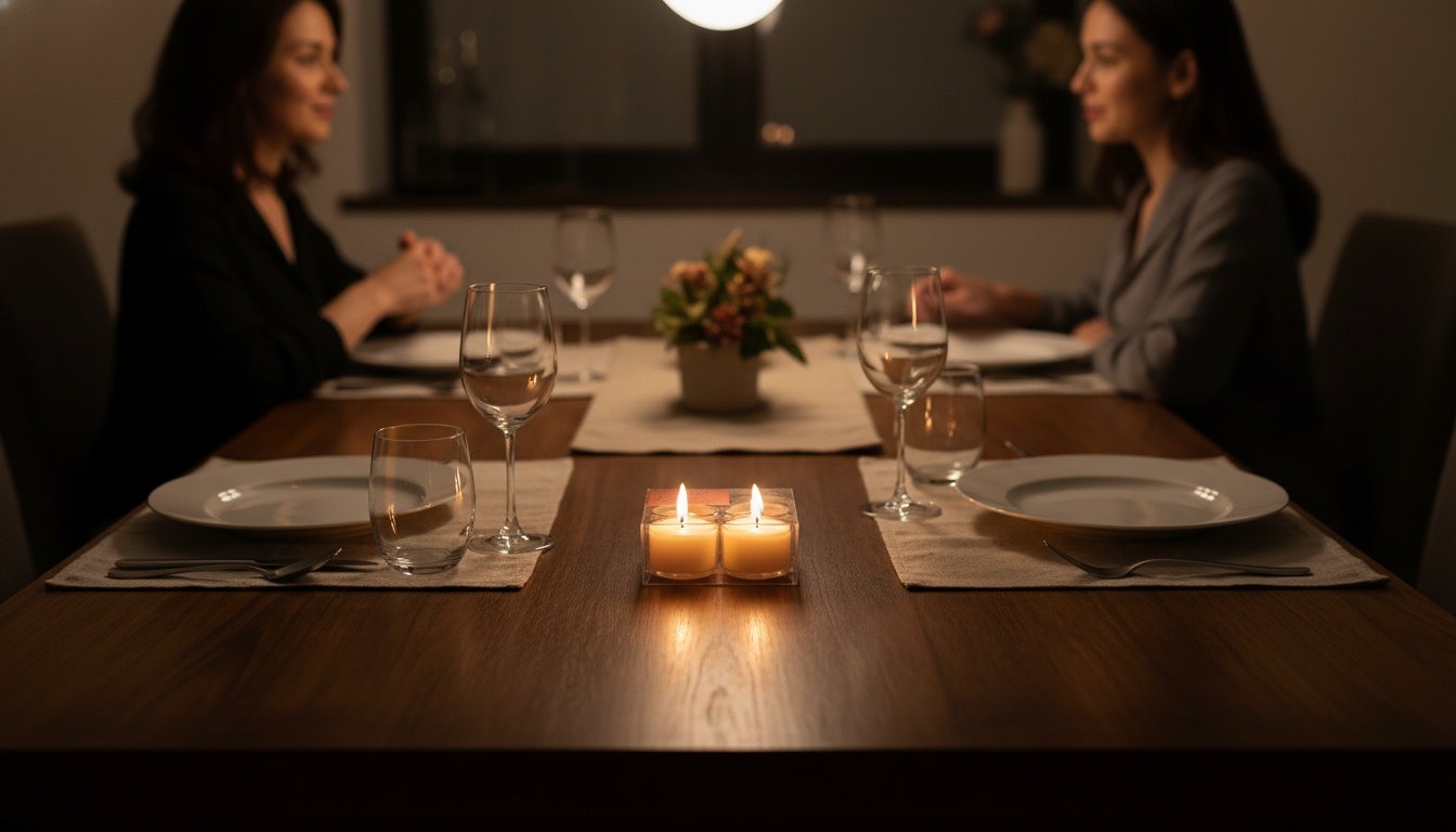 【パームヤシの実を使用したカメヤマエコキャンドル】キャンドル4個入Calmの香り