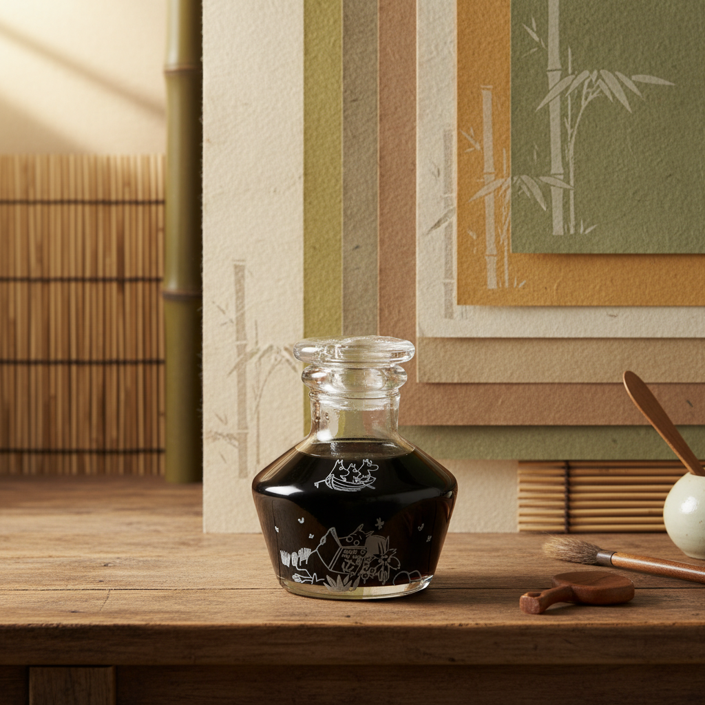 【ムーミン】江戸硝子 ムーミン醤油差し