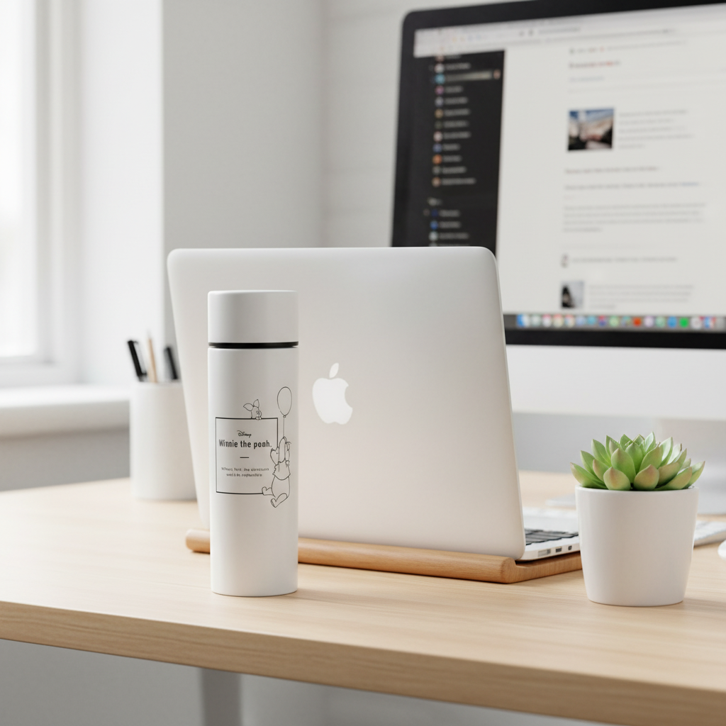 【winnie the pooh/くまのプーさん】ポケットステンレスボトル　バルーントリップ