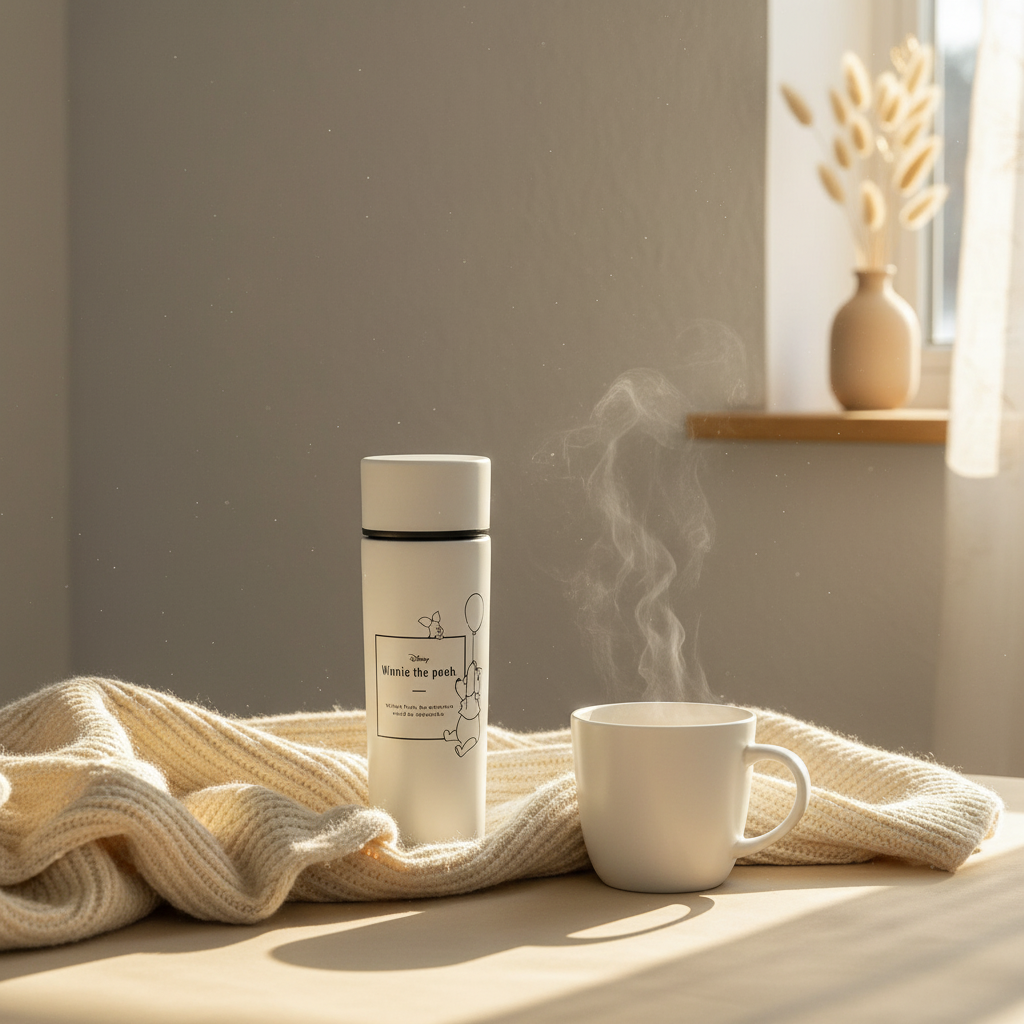 【winnie the pooh/くまのプーさん】ポケットステンレスボトル　バルーントリップ