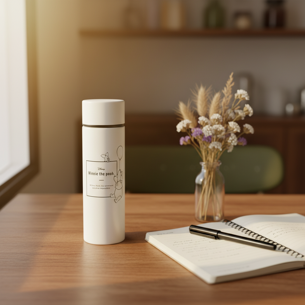 【winnie the pooh/くまのプーさん】ポケットステンレスボトル　バルーントリップ