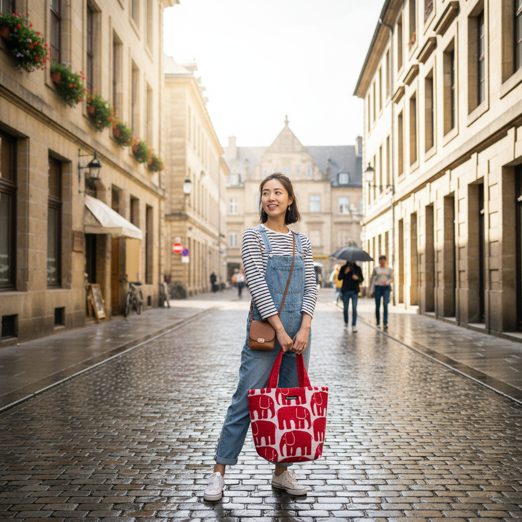 【フィンレイソン】Finlayson　エレファンティ　ランチトートバック