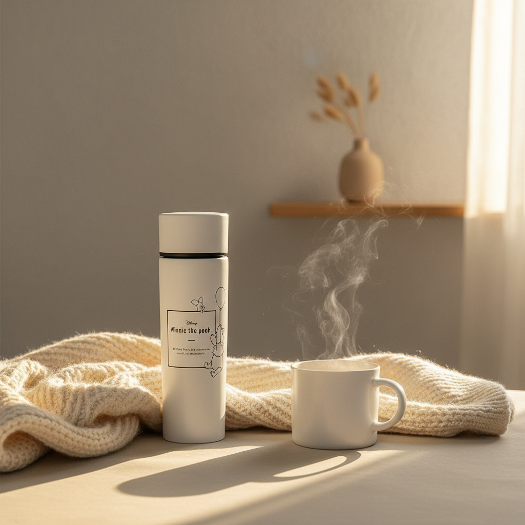 【winnie the pooh/くまのプーさん】ポケットステンレスボトル　バルーントリップ