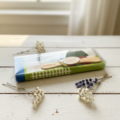 【スカンジナビスク・ヘムスロイド/Skandinavisk Hemslojd】プレゼントパック/キッチンタオル＆バターナイフセット