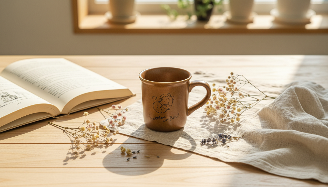 【winnie the pooh/くまのプーさん】マグコレクション　寝ころび 　ふんわりプー　ミニマグ