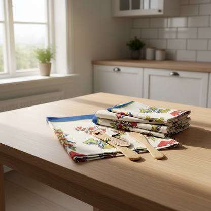 【スカンジナビスク・ヘムスロイド/Skandinavisk Hemslojd】プレゼントパック/キッチンタオル＆バターナイフセット